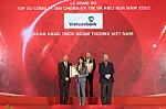 Vietcombank lần thứ 7 liên tiếp đứng đầu bảng xếp hạng Top 10 ngân hàng thương mại uy tín