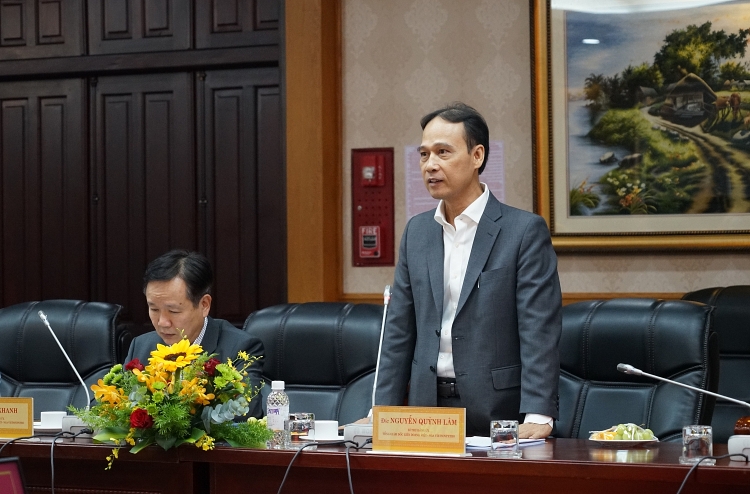 Đồng chí Nguyễn Quỳnh Lâm - Bí thư Đảng ủy, Tổng giám đốc Vietsovpetro báo cáo thêm một số hoạt động của 