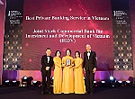 BIDV nhận 4 giải thưởng về dịch vụ ngân hàng dành cho khách hàng cá nhân