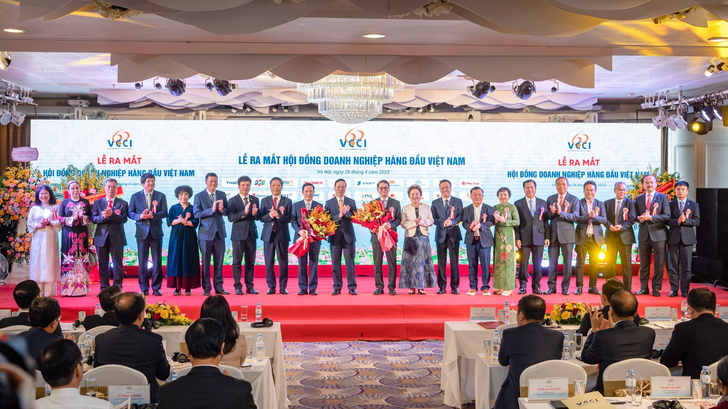 Lễ ra mắt Hội đồng Doanh nghiệp hàng đầu Việt Nam.