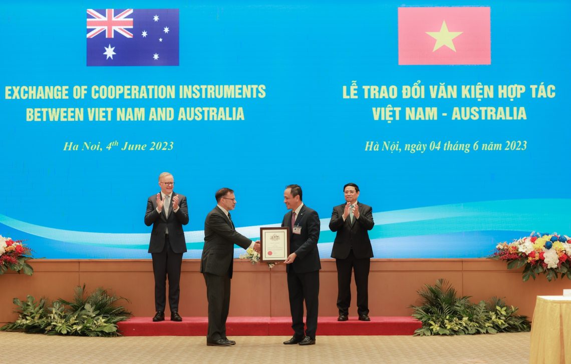 Với việc mở mới đường bay Hà Nội-Melbourne, Vietnam Airlines khẳng định vị thế là Hãng hàng không có nhiều đường bay thẳng nhất với tần suất khai thác lớn nhất giữa hai nước Việt Nam - Úc.