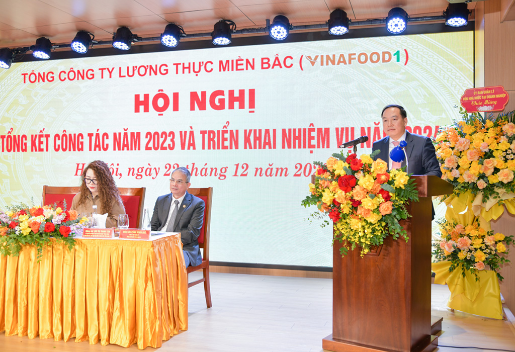 Đồng chí Hồ Xuân Trường – Phó Bí thư Đảng ủy Khối doanh nghiệp Trung ương phát biểu chỉ đạo tại Hội nghị.